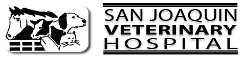 <span>San Joaquin Veterinary Hospital</span>
 logo