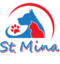 <span>St Mina Animal Hospital</span>
 logo